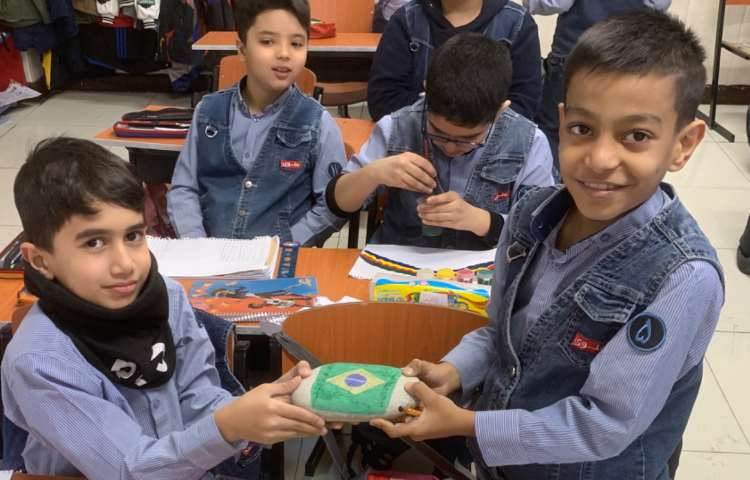 هنر-نقاشی روی سنگ 5