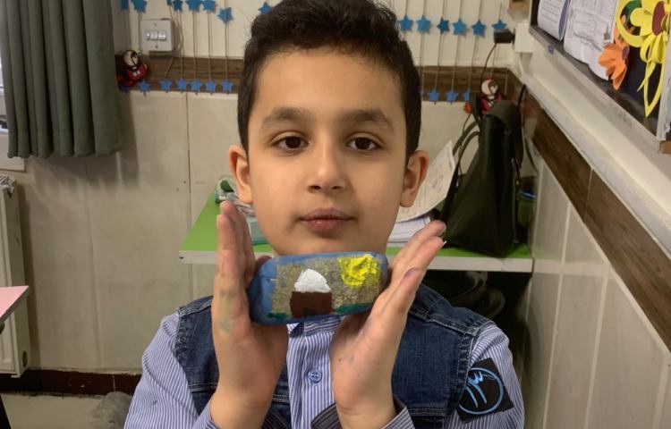 هنر-نقاشی روی سنگ 6