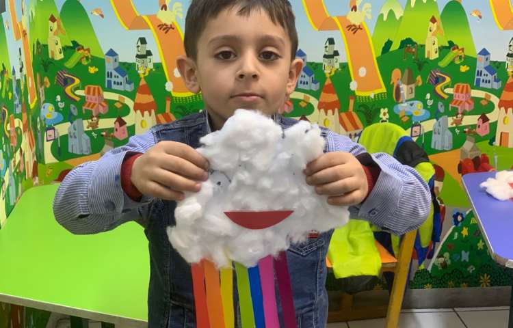 هنر-کاردستی رنگین کمان