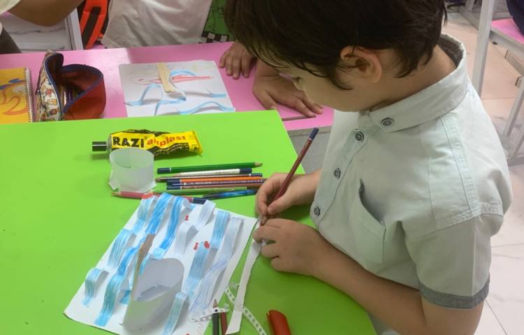 هنر-کاردستی قایق و دریا 3