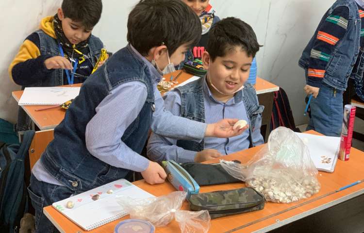 هنر-کلاژ با صدف و ماسه 3