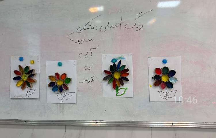 هنر -آشنایی با رنگ های اصلی و ساخت رنگ های جدید 2