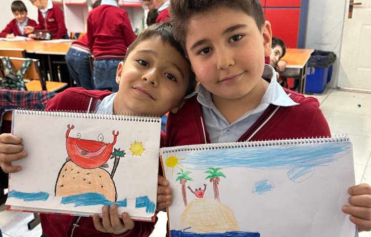 هنر - اشنایی با خرچنگ و نقاشی ان 4