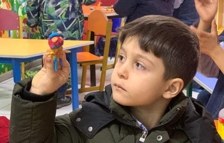 هنر- ساخت حیوانات با خمیربازی 5