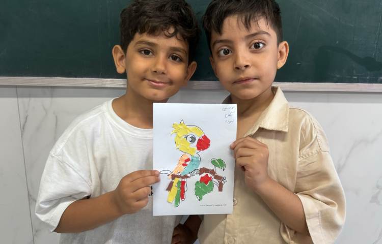 هنر - ساخت کلاژ حیوانات به صورت گروهی