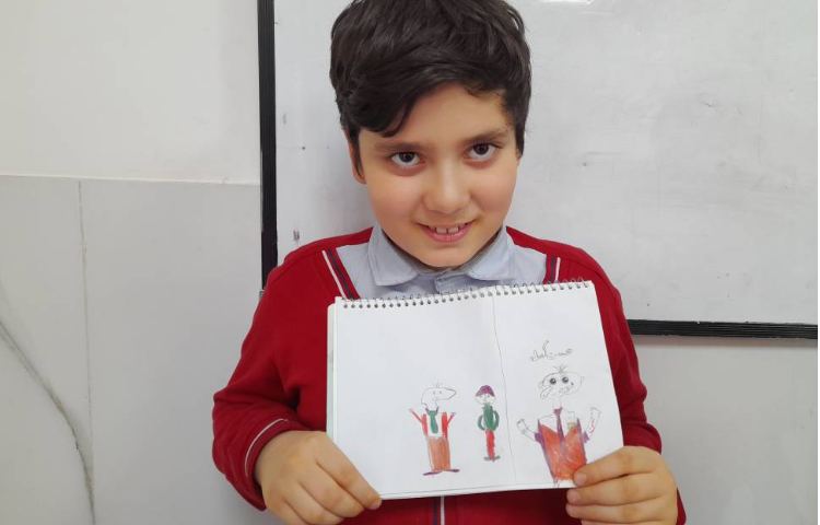 هنر -طراحی کاراکتر حسن کچل 4