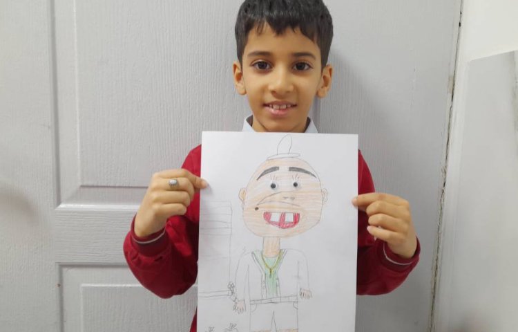 هنر - طراحی کاراکتر حسن کچل 5