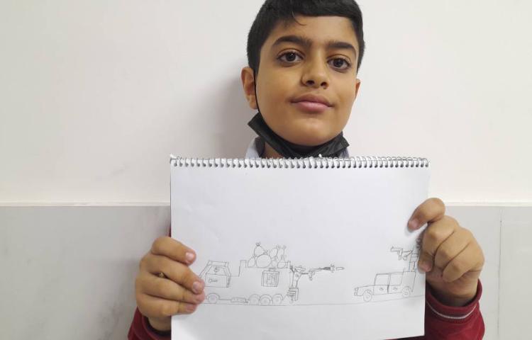 هنر- نقاشی با موضوع بازیافت 2