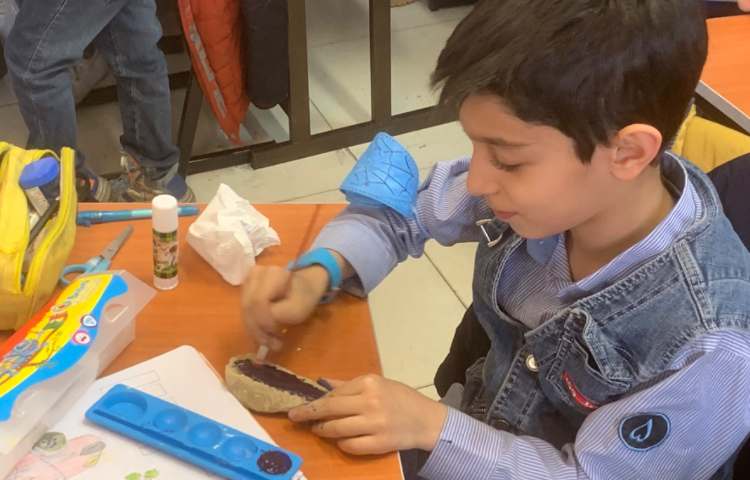 هنر- نقاشی روی سنگ 1