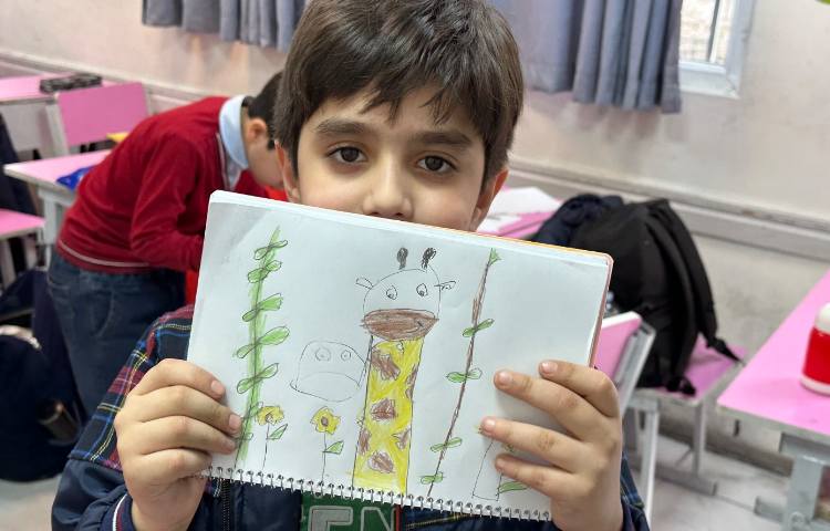 هنر - نقاشی زرافه 2