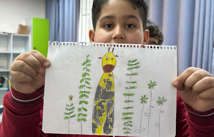 هنر - نقاشی زرافه 3