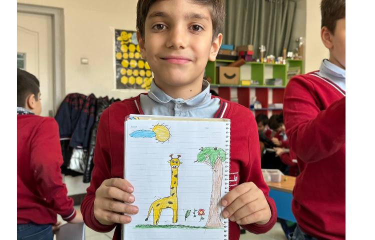 هنر -نقاشی زرافه 4