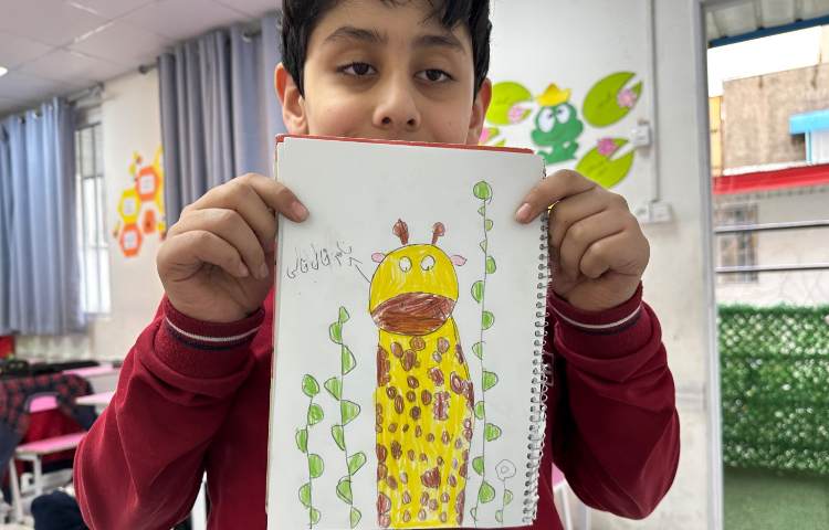 هنر - نقاشی زرافه 4