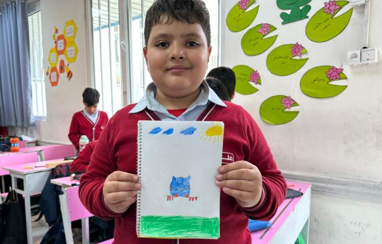 هنر - نقاشی گربه پیانیست 2