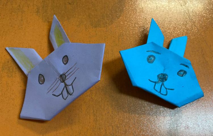 :هنر و خلاقیت، آموزش اوریگامی، پایه اول 4