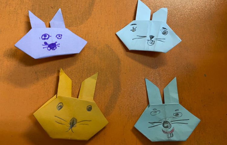 :هنر و خلاقیت، آموزش اوریگامی، پایه اول