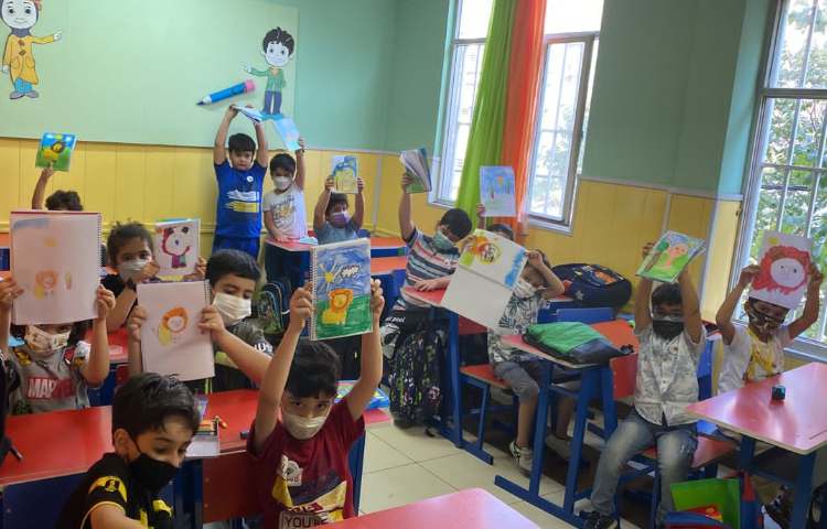 :هنر و خلاقیت، آموزش حیوان شیر، کلاس انگور 6