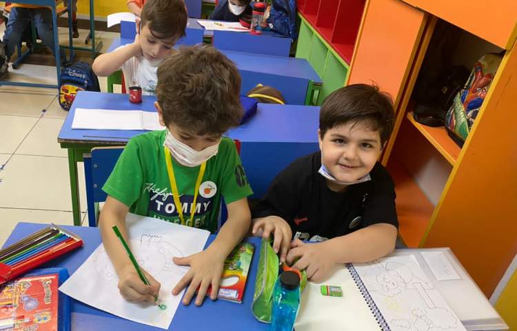 :هنر و خلاقیت، آموزش حیوان شیر، کلاس پرتقال 1