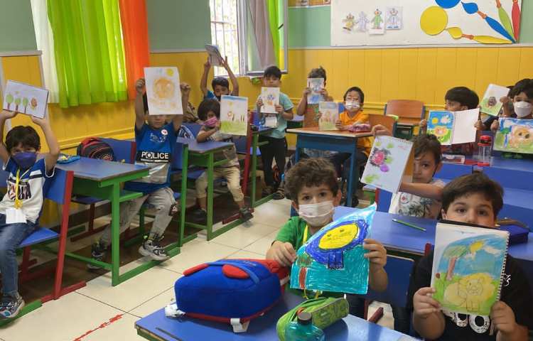 :هنر و خلاقیت، آموزش حیوان شیر، کلاس پرتقال 8