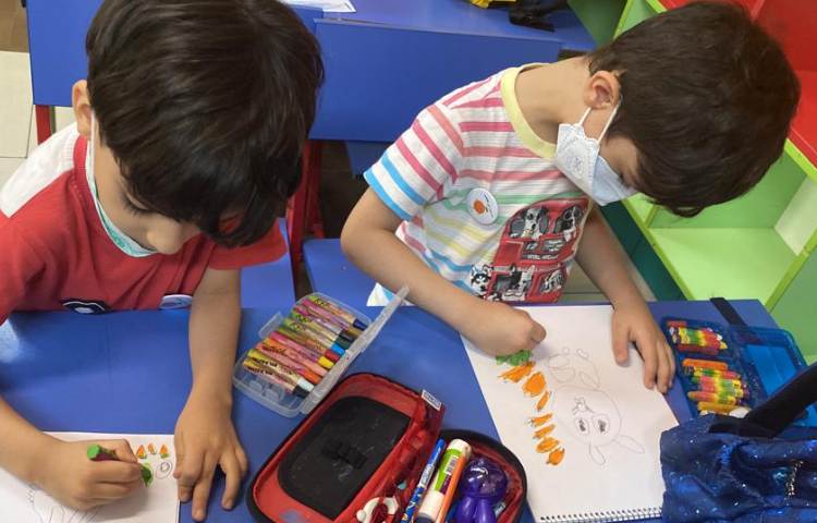 :هنر و خلاقیت، آموزش خرگوش و مزرعه، کلاس پرتقال 3