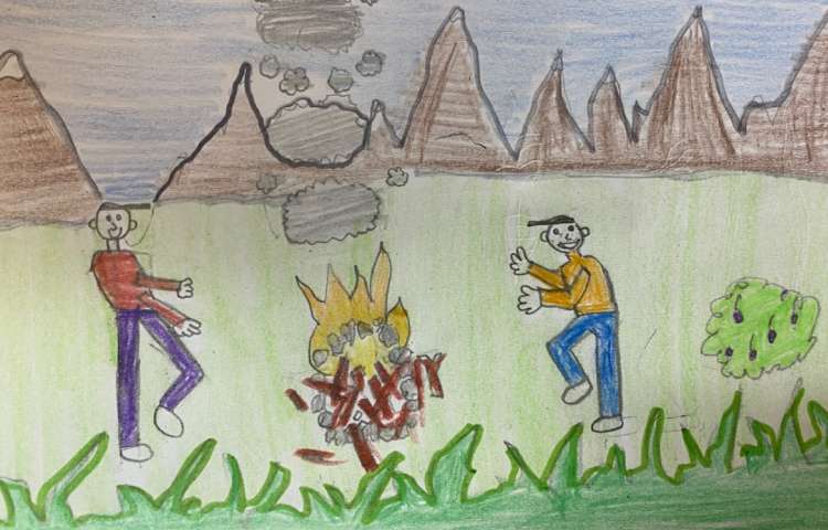 :هنر و خلاقیت، با موضوع خاطرات عید نوروز، کلاس سوم 1