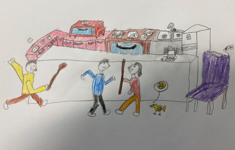 :هنر و خلاقیت، با موضوع خاطرات عید نوروز، کلاس سوم 2