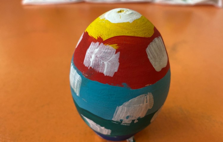 :هنر و خلاقیت، تخم مرغ رنگی 3