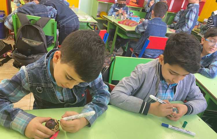 :هنر و خلاقیت، تخم مرغ رنگی 5