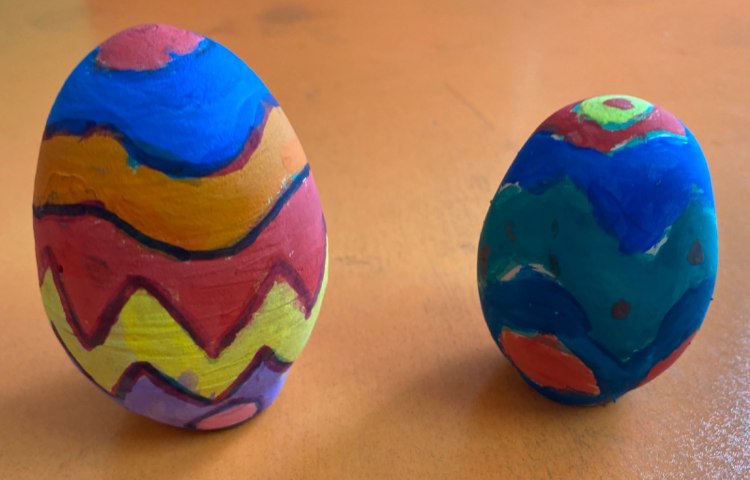 :هنر و خلاقیت، تخم مرغ رنگی 9