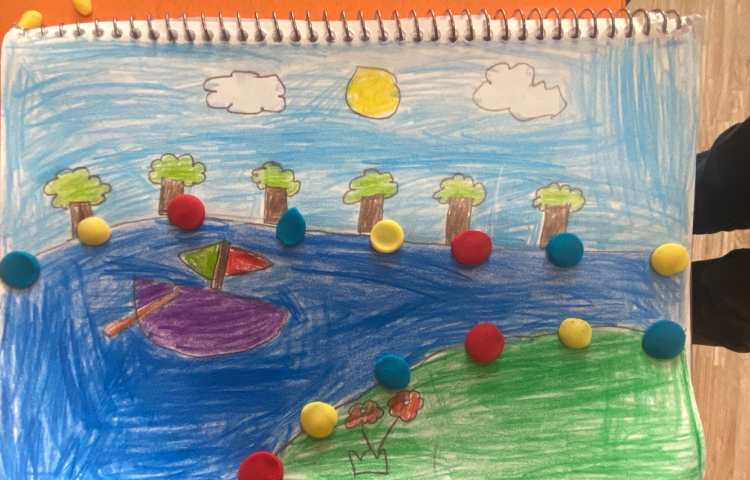 :هنر و خلاقیت، تلفیقی از مدادرنگی و خمیر بازی 10