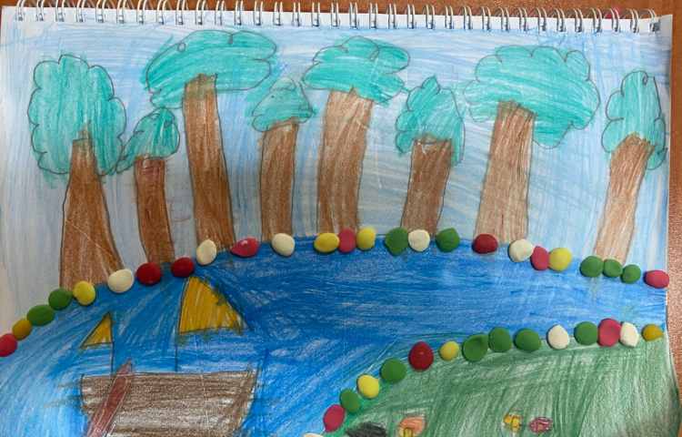 :هنر و خلاقیت، تلفیقی از مدادرنگی و خمیر بازی 3