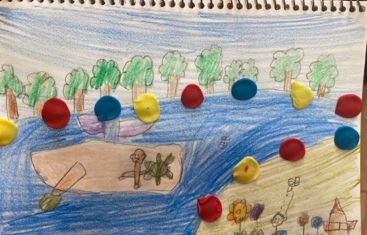 :هنر و خلاقیت، تلفیقی از مدادرنگی و خمیر بازی 4