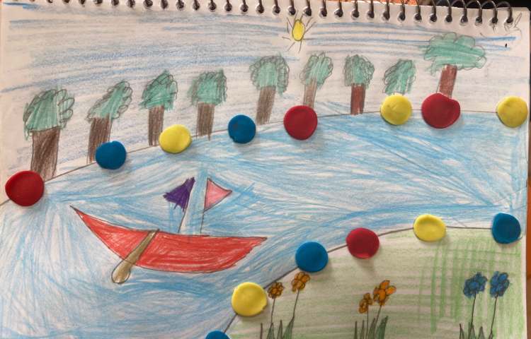 :هنر و خلاقیت، تلفیقی از مدادرنگی و خمیر بازی 8