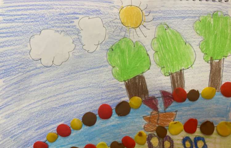 :هنر و خلاقیت، تلفیقی از مدادرنگی و خمیر بازی 9