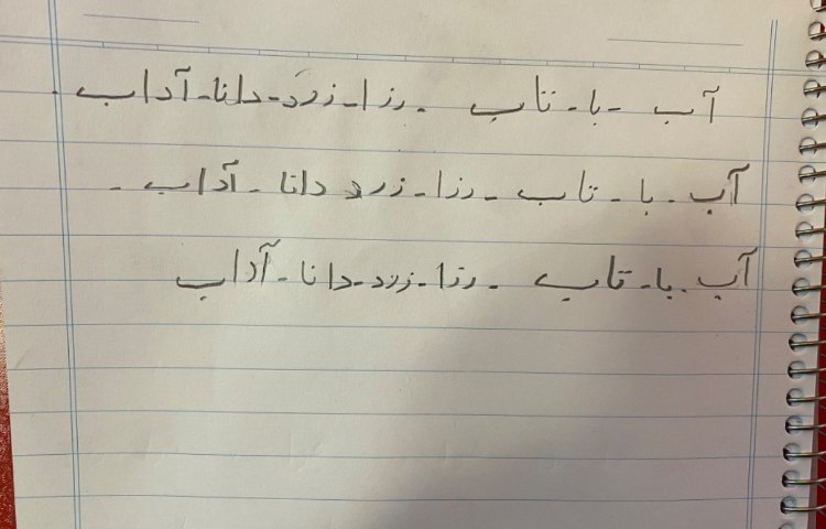 :هنر و خلاقیت، زیبا نویسی و نقاشی پایه اول 14