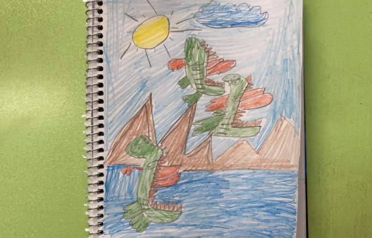 :هنر و خلاقیت، زیبا نویسی و نقاشی پایه اول 5