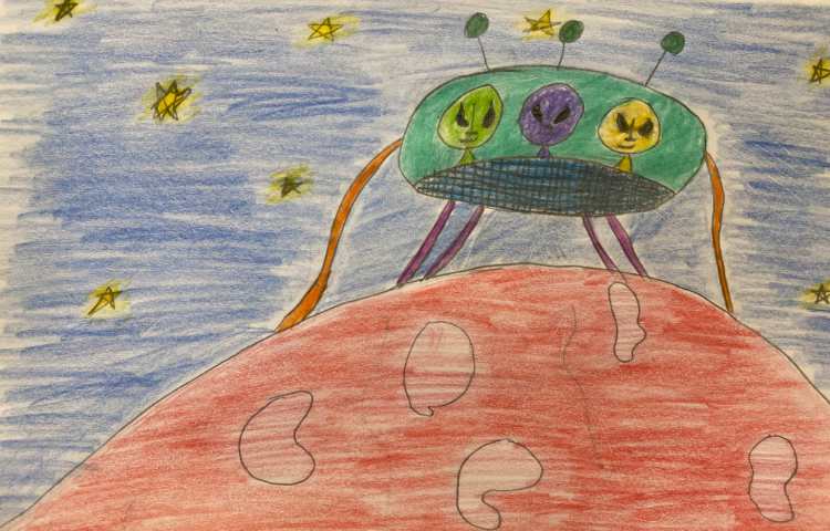 :هنر و خلاقیت، نقاشی روباه و جنگل، پایه اول 10