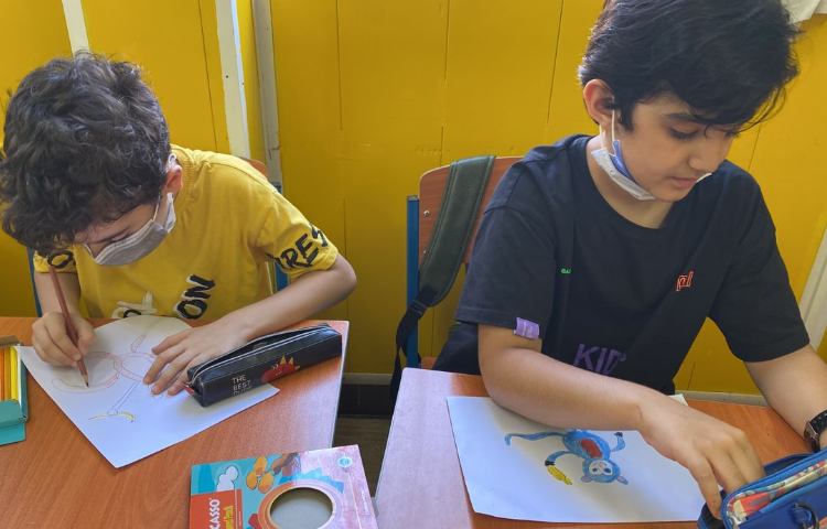 :هنر و خلاقیت، نقاشی روی سفال، کلاس زمین 4