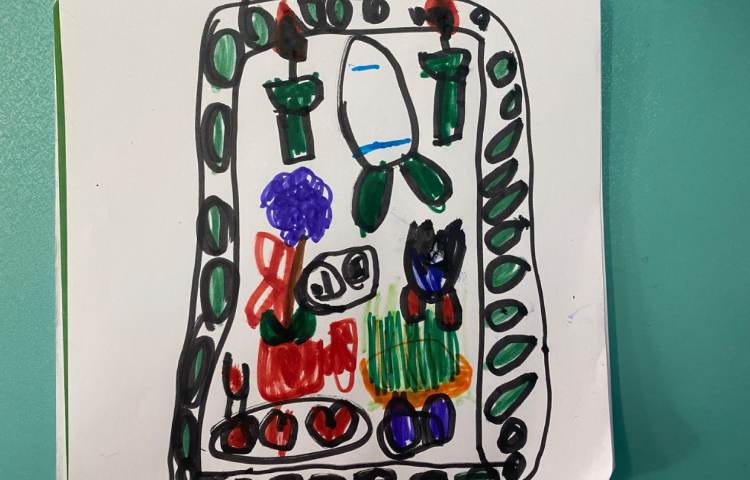 :هنر و خلاقیت، نقاشی سفره هفت سین 4