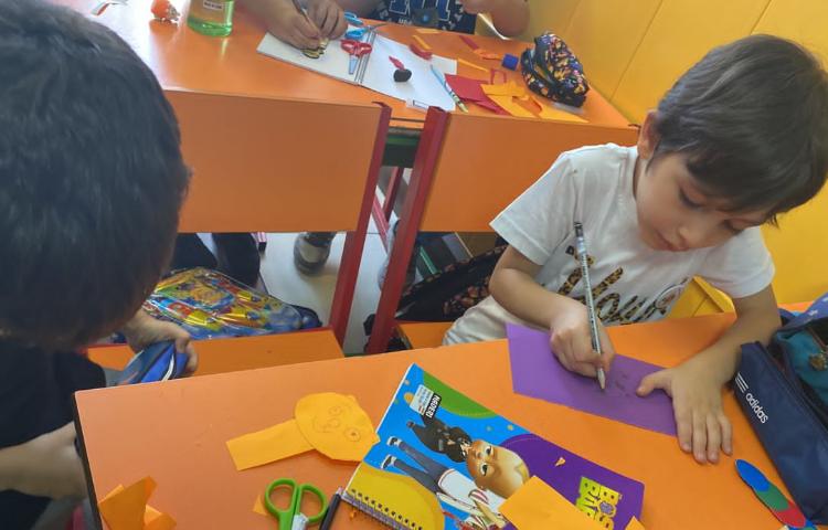 :هنر و خلاقیت، کاردستی صورتک خرس، کلاس توت فرنگی 2