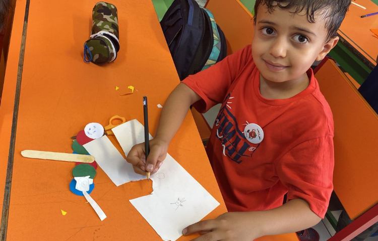 :هنر و خلاقیت، کاردستی صورتک خرس، کلاس توت فرنگی 5