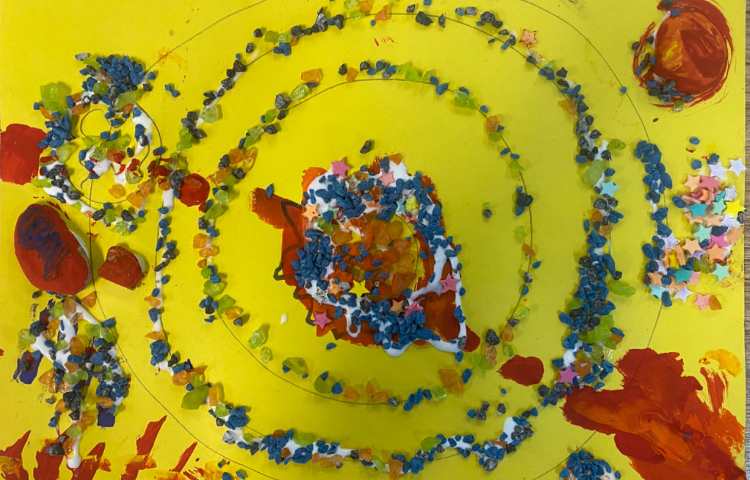 :هنر و خلاقیت، کار تابلو سنگی، کلاس مریخ 3