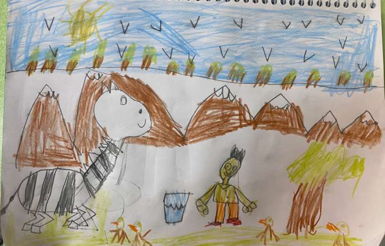 :هنر و خلاقیت، گورخر و ترکیب بندی از زمینه 1