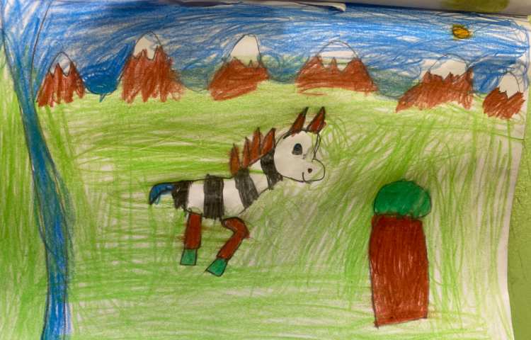 :هنر و خلاقیت، گورخر و ترکیب بندی از زمینه 12