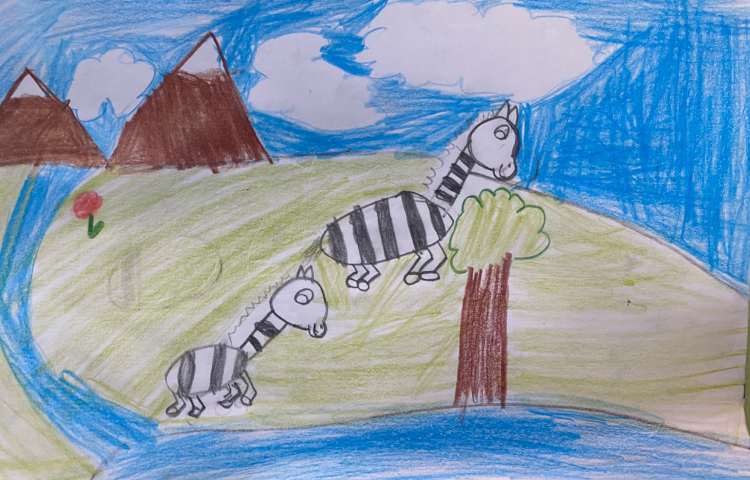 :هنر و خلاقیت، گورخر و ترکیب بندی از زمینه 7