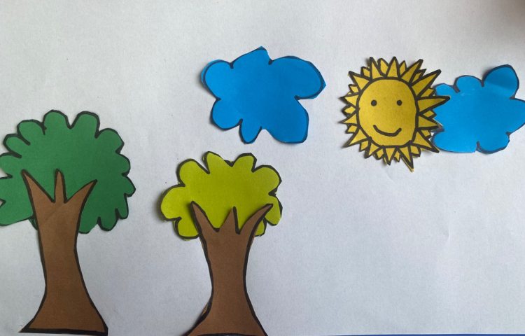 :هنر پایه سوم، نقاشی کار با کلاژ 1