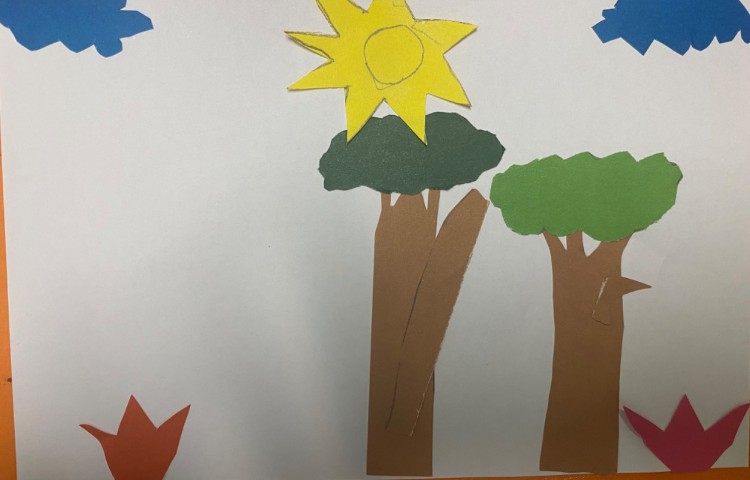 :هنر پایه سوم، نقاشی کار با کلاژ 2