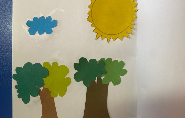 :هنر پایه سوم، نقاشی کار با کلاژ 3