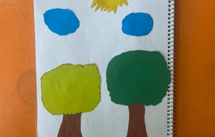 :هنر پایه سوم، نقاشی کار با کلاژ 4