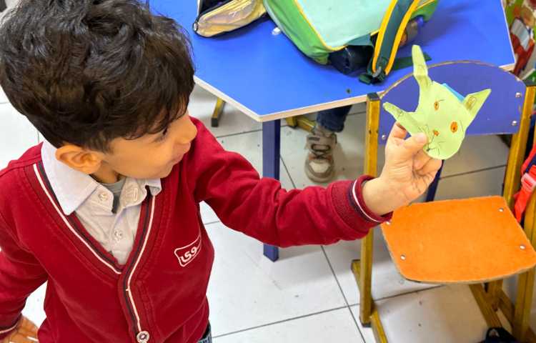 هنر- کاردستی خرگوش با کمک کف دست 2